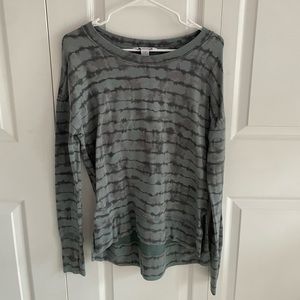 ATHLETA - Green/Blue striped sweater - Small